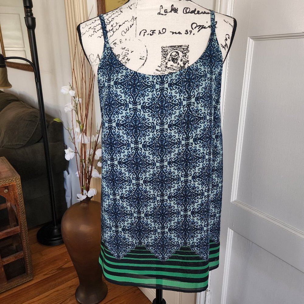 CAbi Spaghetti Strap Fully Lined Top Sz S